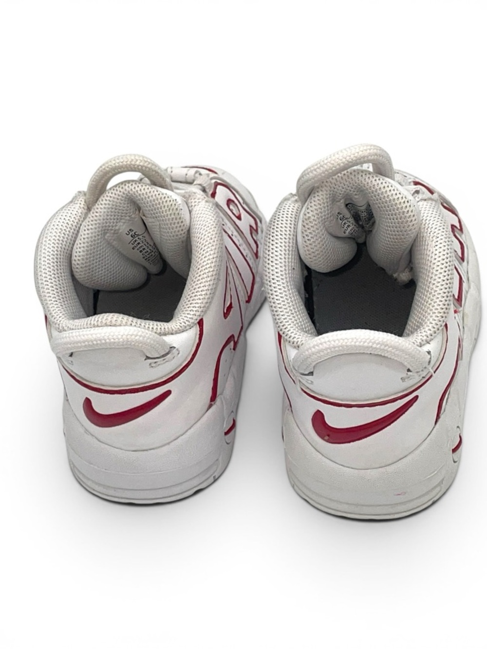 Nike Air More Uptempo TD White Red Baby Toddler 6C Sneakers - Picture 6 of 12